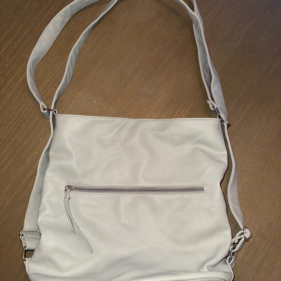 Light Grey Shoulder/Crossbody Bag - Picture 2 of 5